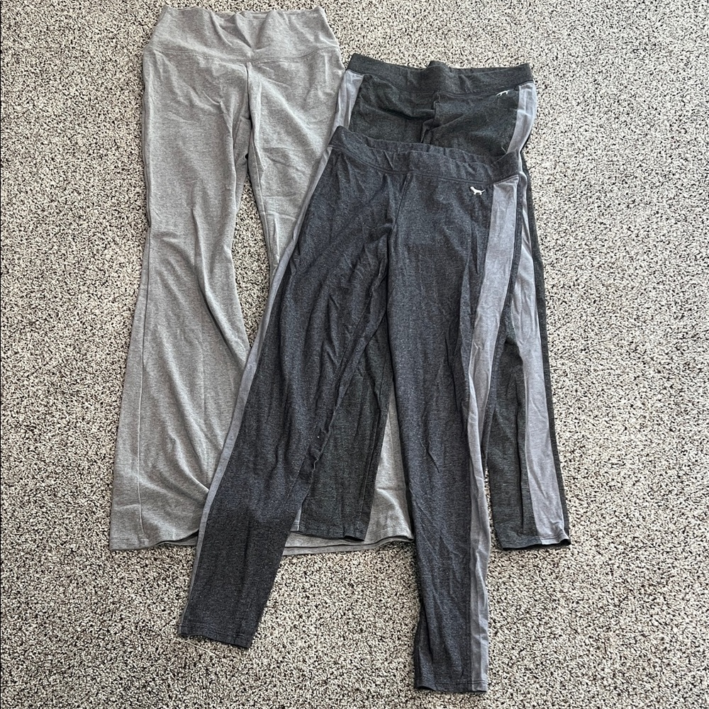 3 Pairs Gray Leggings Women’s S